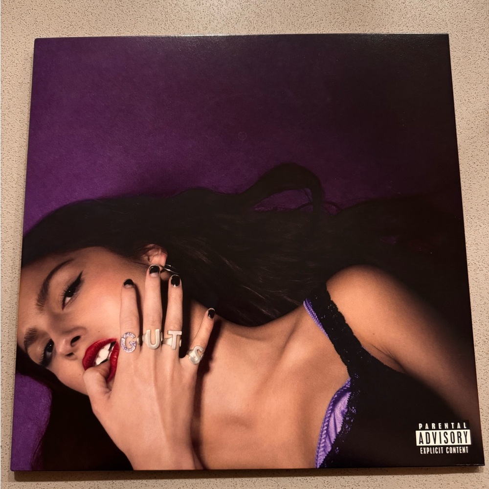 Olivia Rodrigo signed GUTS album